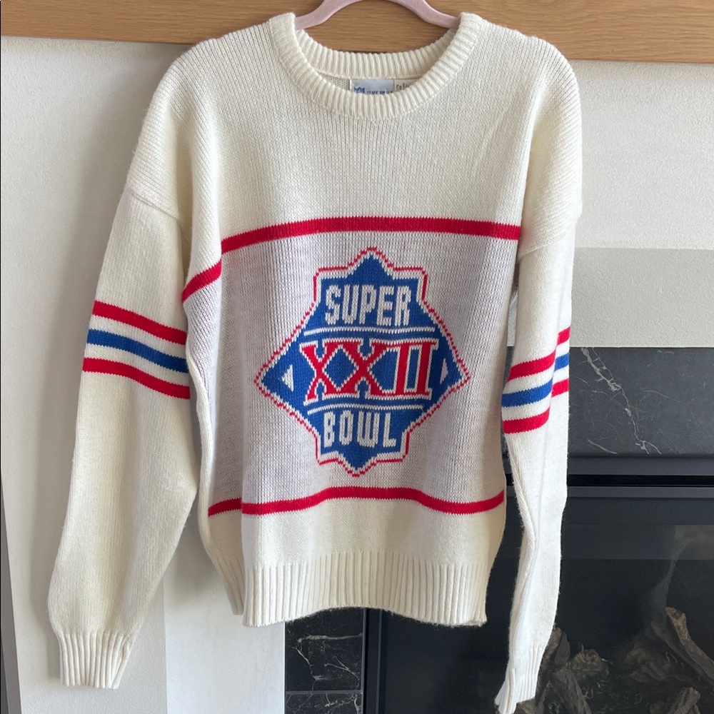 NFL Cliff Engle Super Bowl XXII Crewneck Sweater